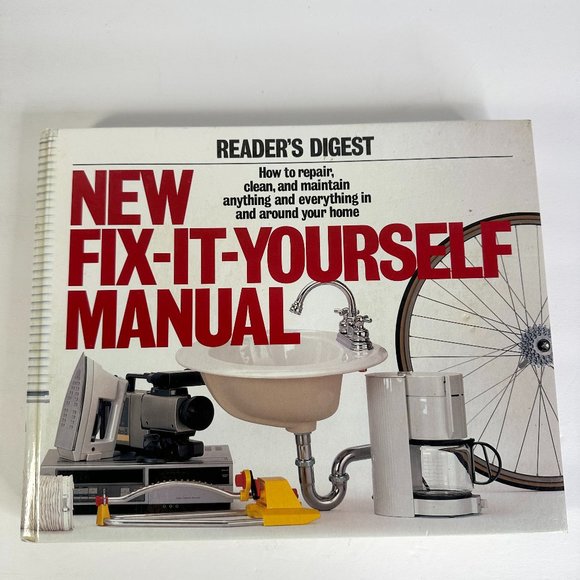 Vintage 1996 Reader’s Digest New Fix-It-Yourself Manual Hardcover Book - Picture 1 of 12